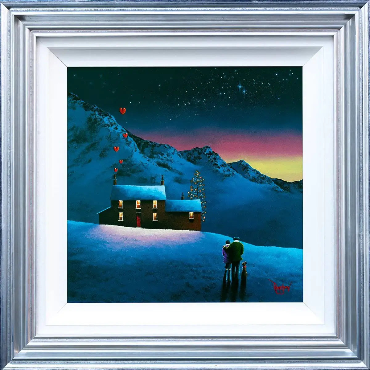 Hills of Love - Original - SOLD by artist David Renshaw - Wyecliffe Galleries