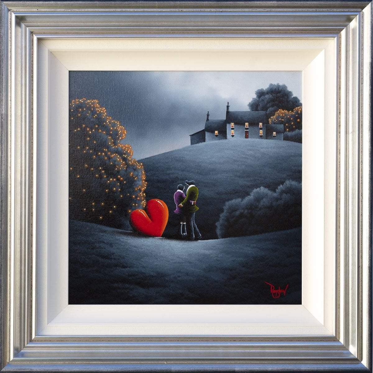 Hillside Love - Original - SOLD by artist David Renshaw - Wyecliffe Galleries