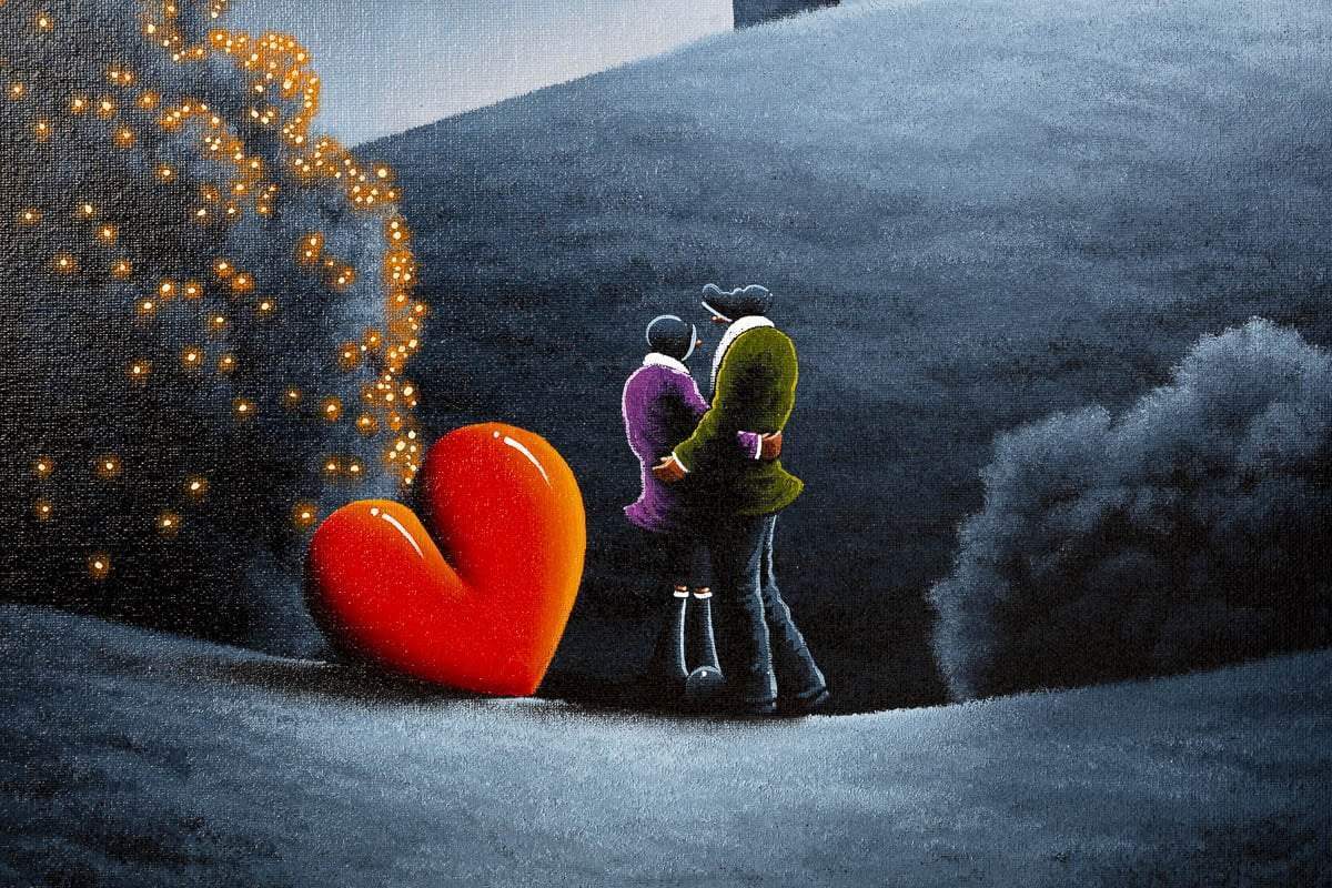 Hillside Love - Original - SOLD by artist David Renshaw - Wyecliffe Galleries
