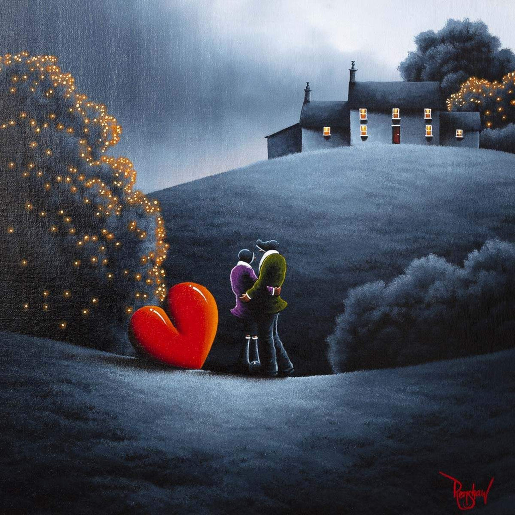 Hillside Love - Original - SOLD by artist David Renshaw - Wyecliffe Galleries