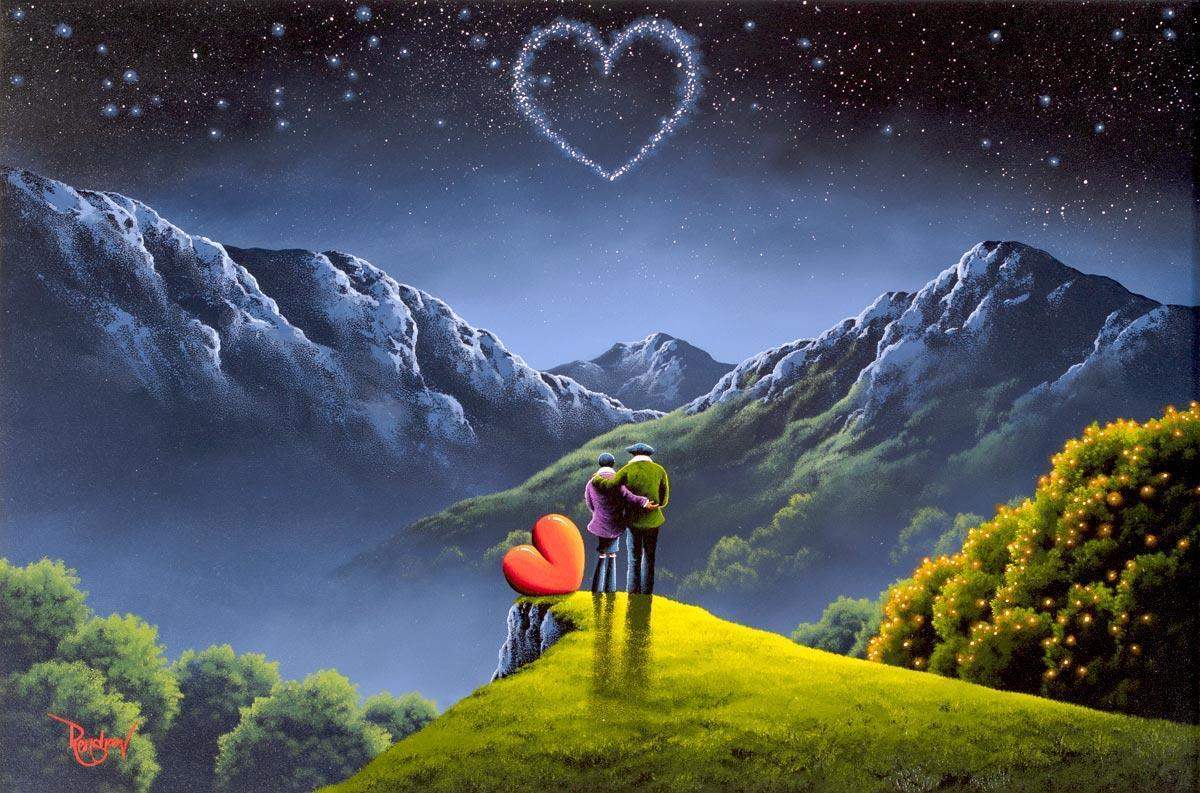 Hilltop Heaven - Original - SOLD by artist David Renshaw - Wyecliffe Galleries
