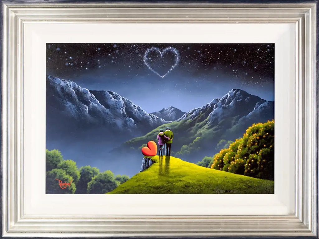 Hilltop Heaven - Original - SOLD by artist David Renshaw - Wyecliffe Galleries