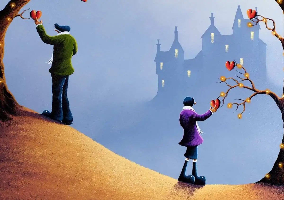 His Lordship's Orchard - SOLD by artist David Renshaw - Wyecliffe Galleries