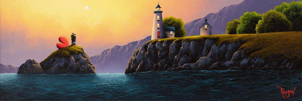 Hold me at the Lighthouse - Original - SOLD by artist David Renshaw - Wyecliffe Galleries