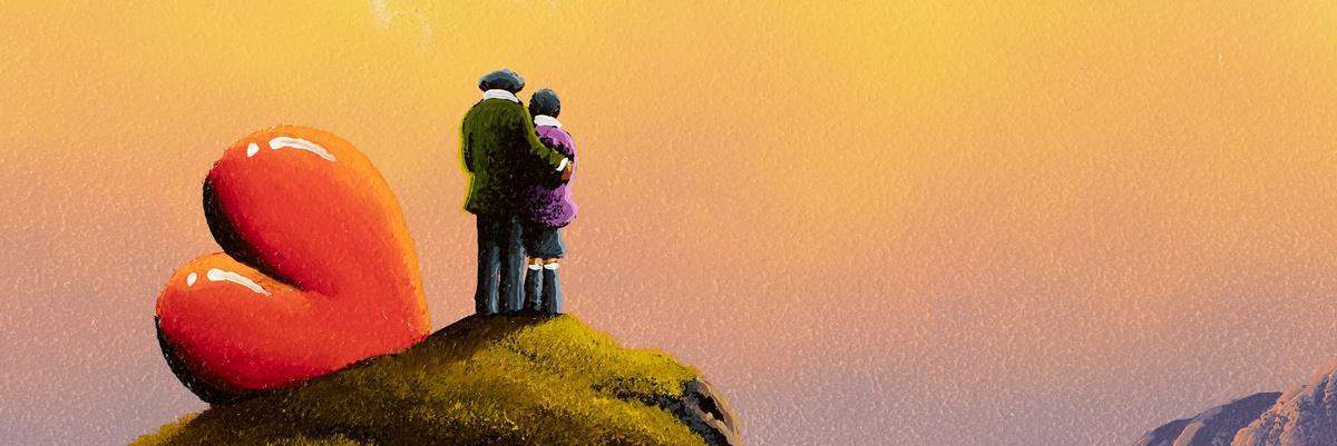 Hold me at the Lighthouse - Original - SOLD by artist David Renshaw - Wyecliffe Galleries
