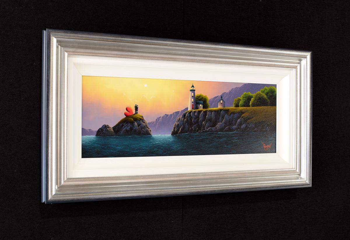 Hold me at the Lighthouse - Original - SOLD by artist David Renshaw - Wyecliffe Galleries