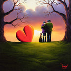 Hold Me Close To You - Original - SOLD by artist David Renshaw - Wyecliffe Galleries