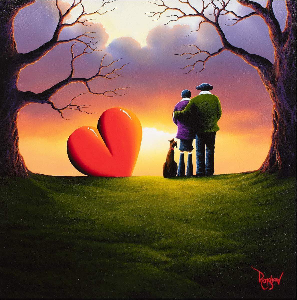 Hold Me Close To You - Original - SOLD by artist David Renshaw - Wyecliffe Galleries