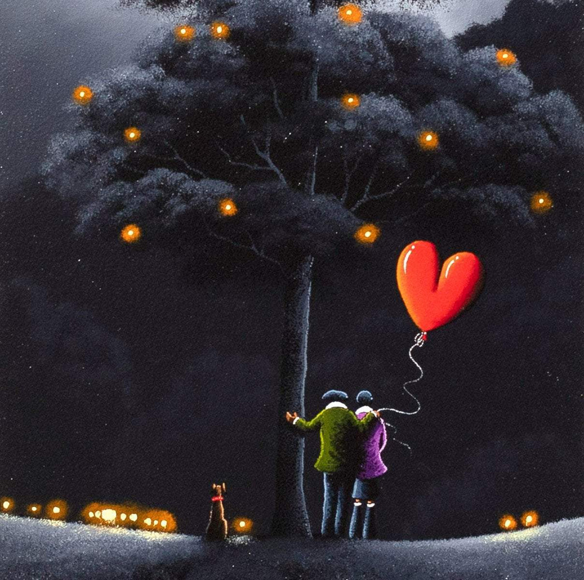 Hold My Love Close - Original - SOLD by artist David Renshaw - Wyecliffe Galleries