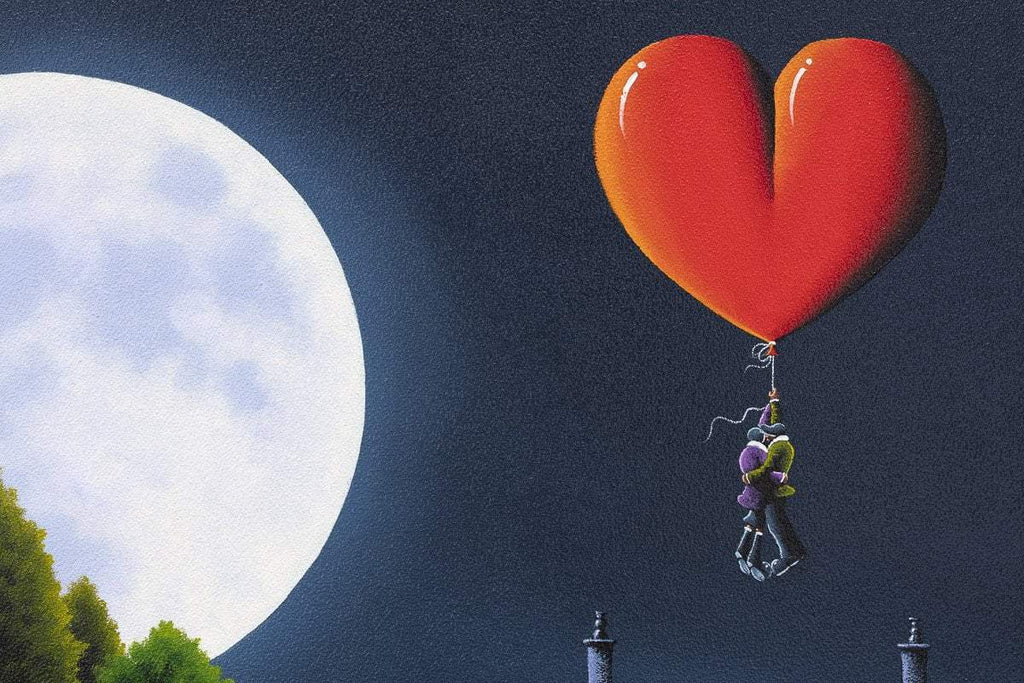 Holding Me Close - Original - SOLD by artist David Renshaw - Wyecliffe Galleries