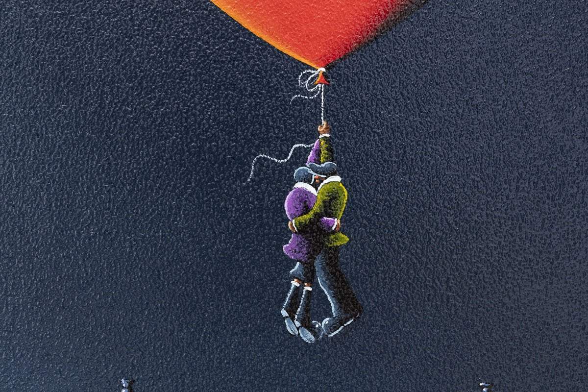 Holding Me Close - Original - SOLD by artist David Renshaw - Wyecliffe Galleries