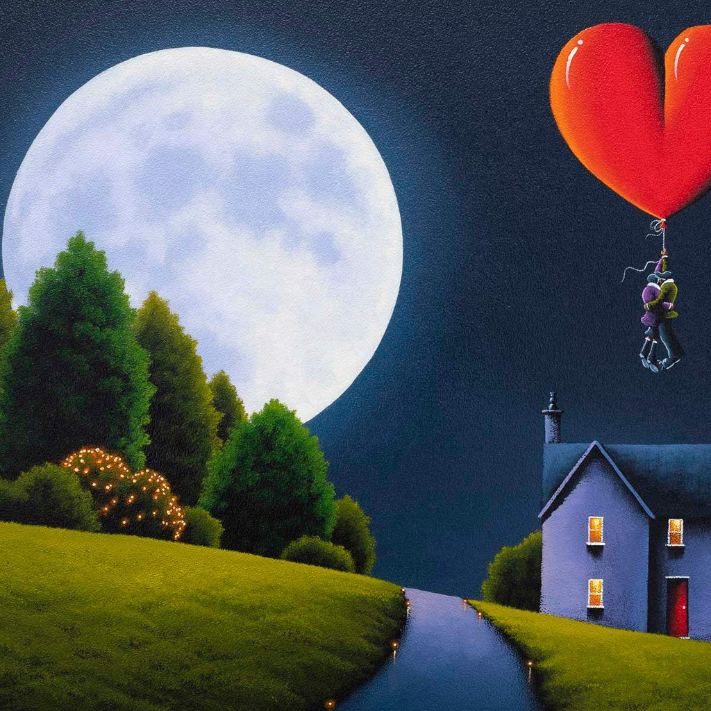 Holding Me Close - Original - SOLD by artist David Renshaw - Wyecliffe Galleries