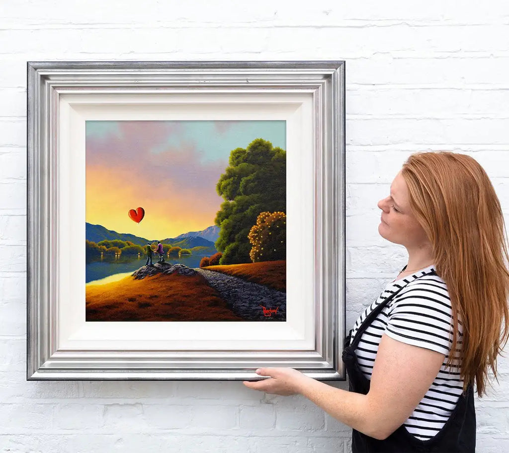 Holding Onto Love - Original - SOLD by artist David Renshaw - Wyecliffe Galleries