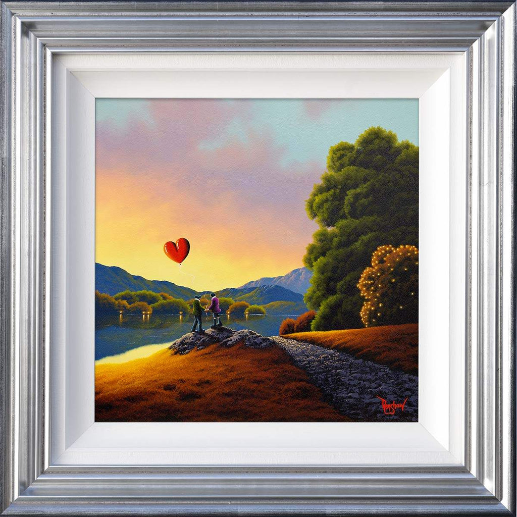 Holding Onto Love - Original - SOLD by artist David Renshaw - Wyecliffe Galleries