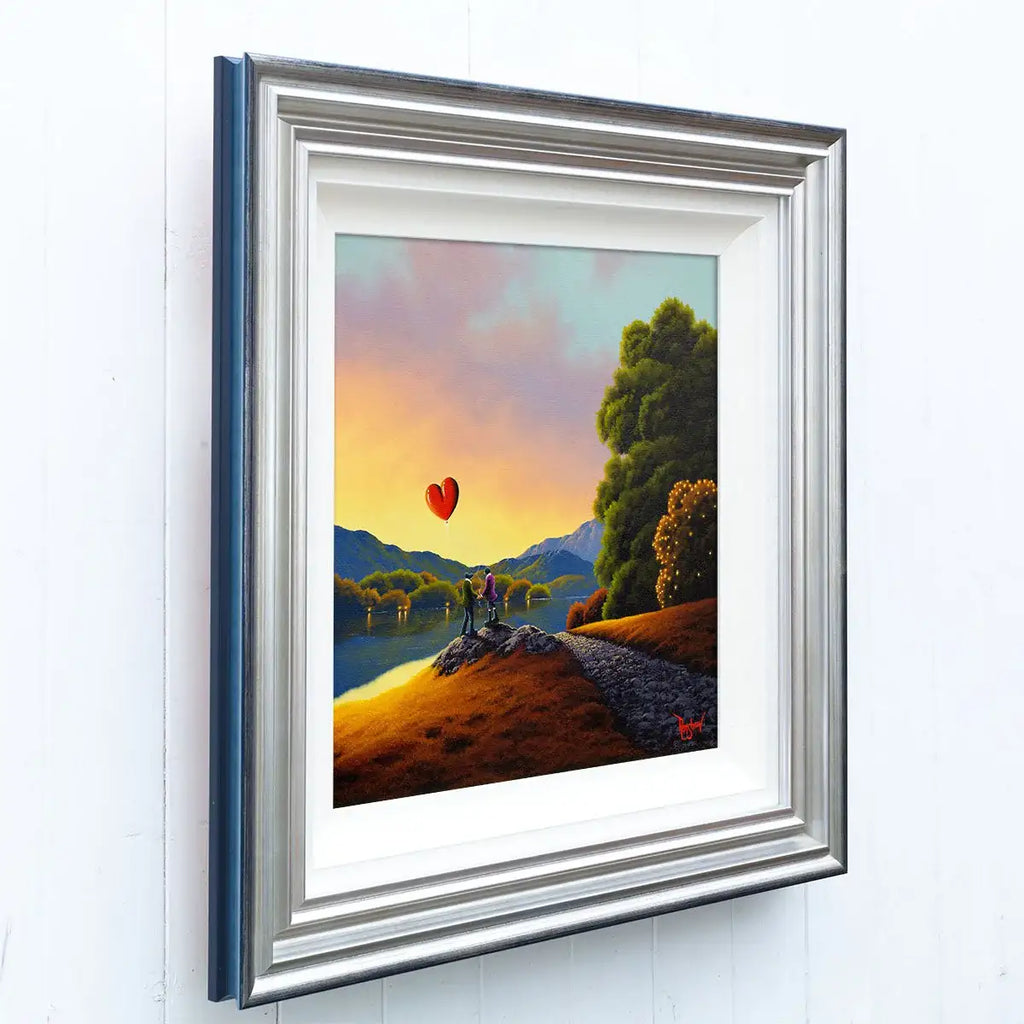 Holding Onto Love - Original - SOLD by artist David Renshaw - Wyecliffe Galleries