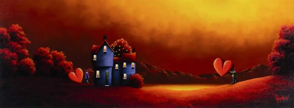Home and Hearth - SOLD by artist David Renshaw - Wyecliffe Galleries