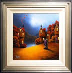 Home Fire's Burning - SOLD by artist David Renshaw - Wyecliffe Galleries