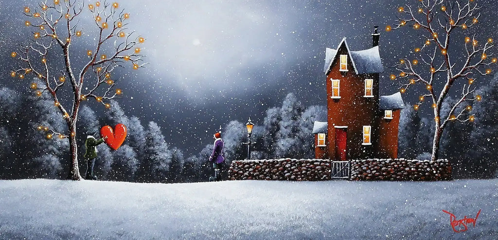 Home for Christmas - SOLD by artist David Renshaw - Wyecliffe Galleries