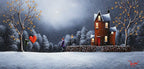 Home for Christmas - SOLD by artist David Renshaw - Wyecliffe Galleries