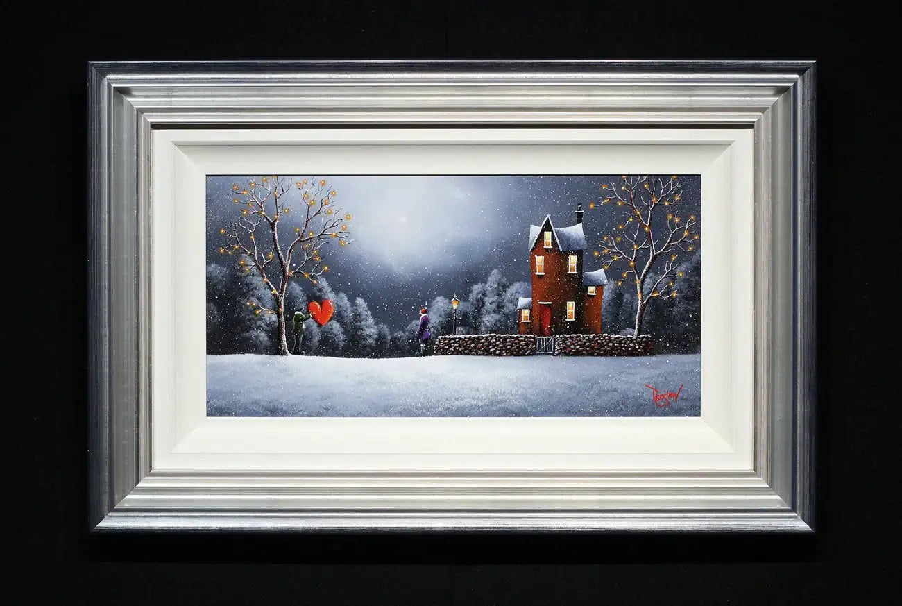 Home for Christmas - SOLD by artist David Renshaw - Wyecliffe Galleries