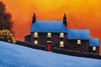Home For Winter - Original - SOLD by artist David Renshaw - Wyecliffe Galleries