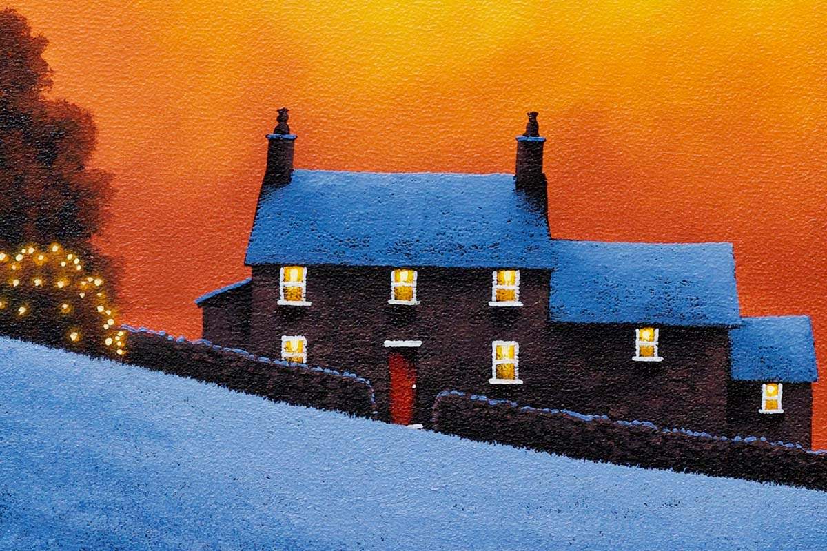 Home For Winter - Original - SOLD by artist David Renshaw - Wyecliffe Galleries