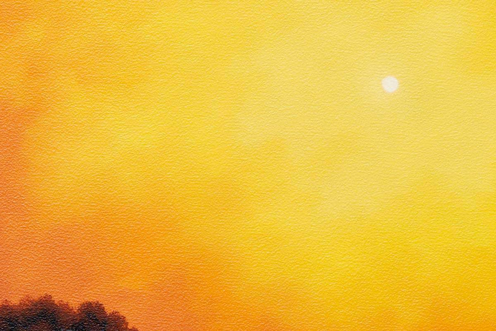 Home For Winter - Original - SOLD by artist David Renshaw - Wyecliffe Galleries