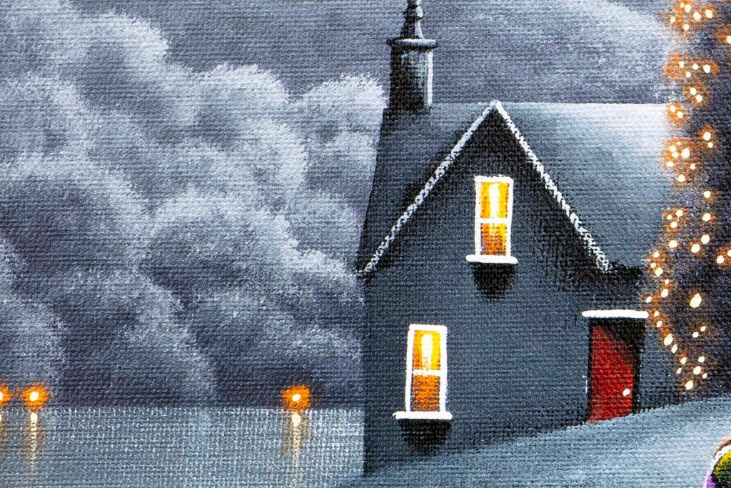Home is Built with Love and Dreams - Boutique Edition - SOLD by artist David Renshaw - Wyecliffe Galleries