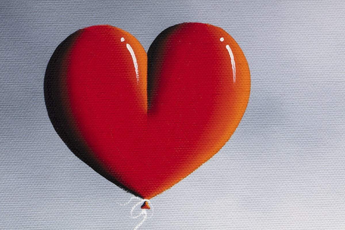 Home is Built with Love and Dreams - Boutique Edition - SOLD by artist David Renshaw - Wyecliffe Galleries