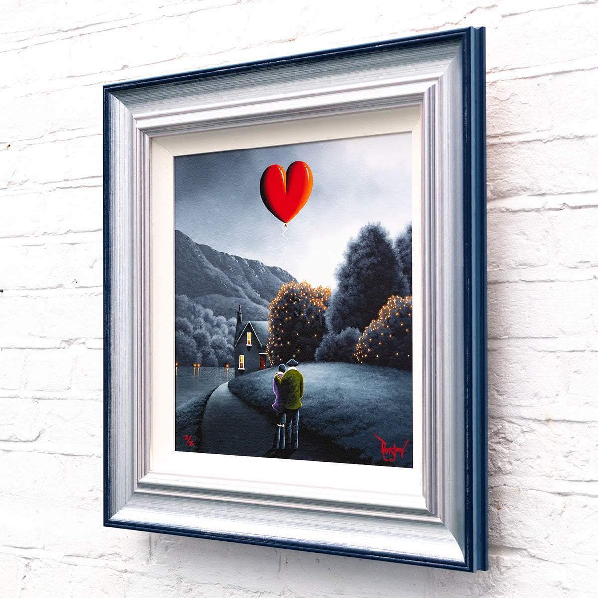 Home is Built with Love and Dreams - Boutique Edition - SOLD by artist David Renshaw - Wyecliffe Galleries