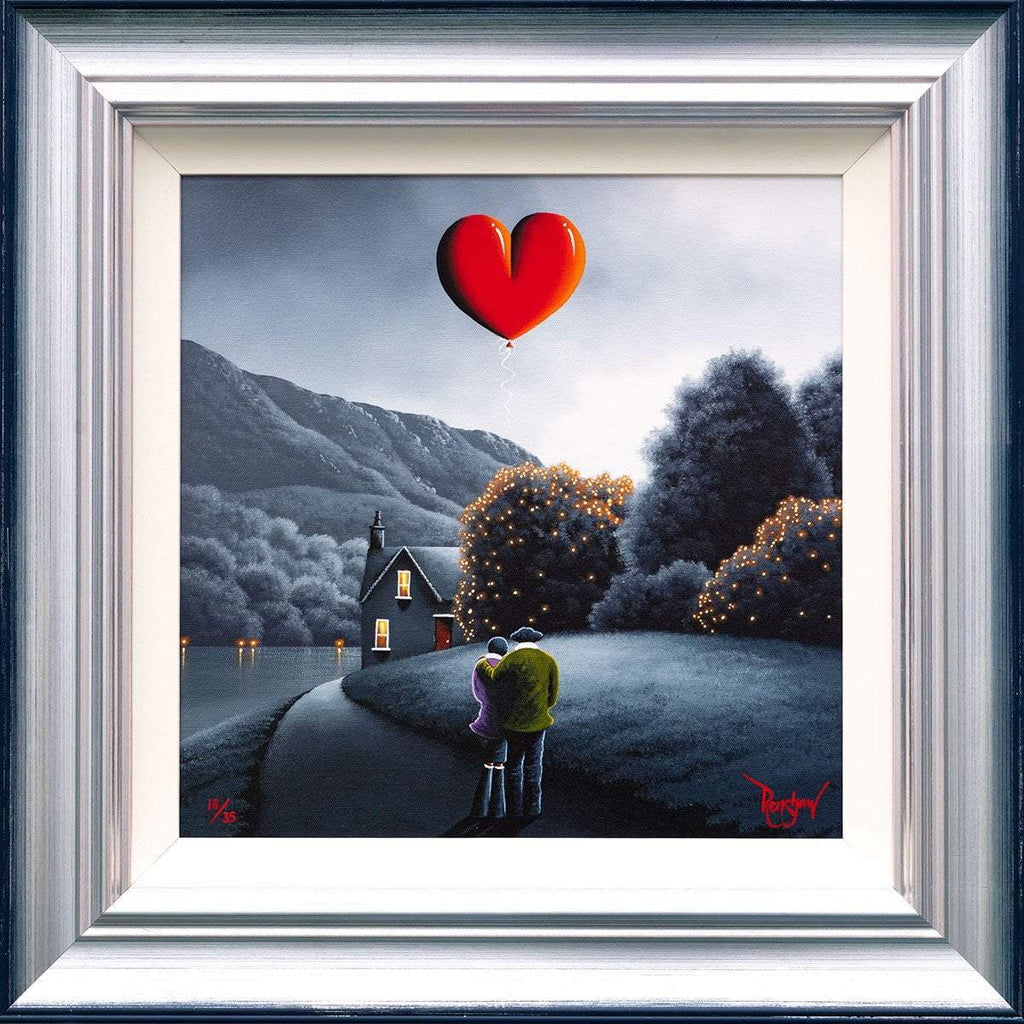 Home is Built with Love and Dreams - Boutique Edition - SOLD by artist David Renshaw - Wyecliffe Galleries