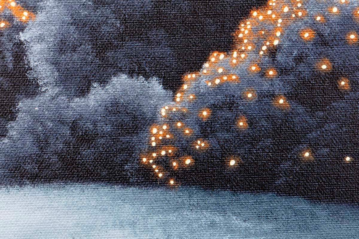 Home is Built with Love and Dreams - Boutique Edition - SOLD by artist David Renshaw - Wyecliffe Galleries