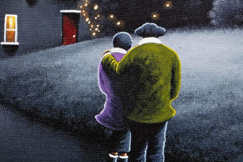 Home is Built with Love and Dreams - Boutique Edition - SOLD by artist David Renshaw - Wyecliffe Galleries