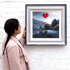 Home is Built with Love and Dreams - Boutique Edition - SOLD by artist David Renshaw - Wyecliffe Galleries