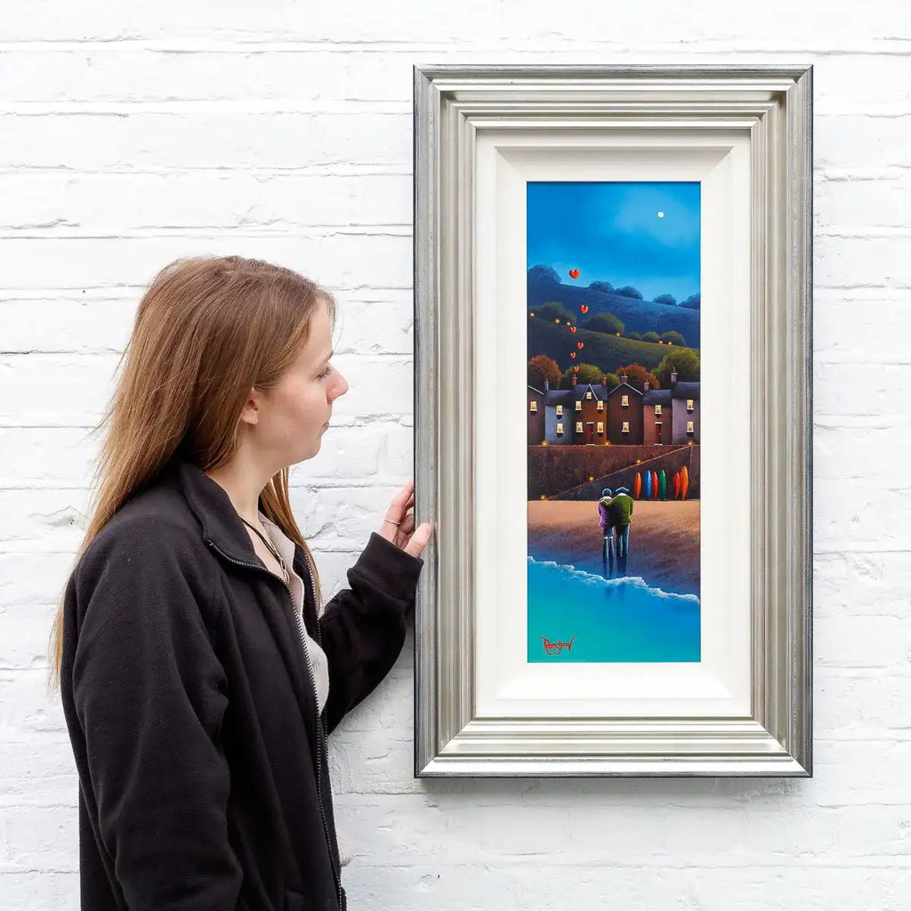 Home Is By The Sea - Original - SOLD by artist David Renshaw - Wyecliffe Galleries