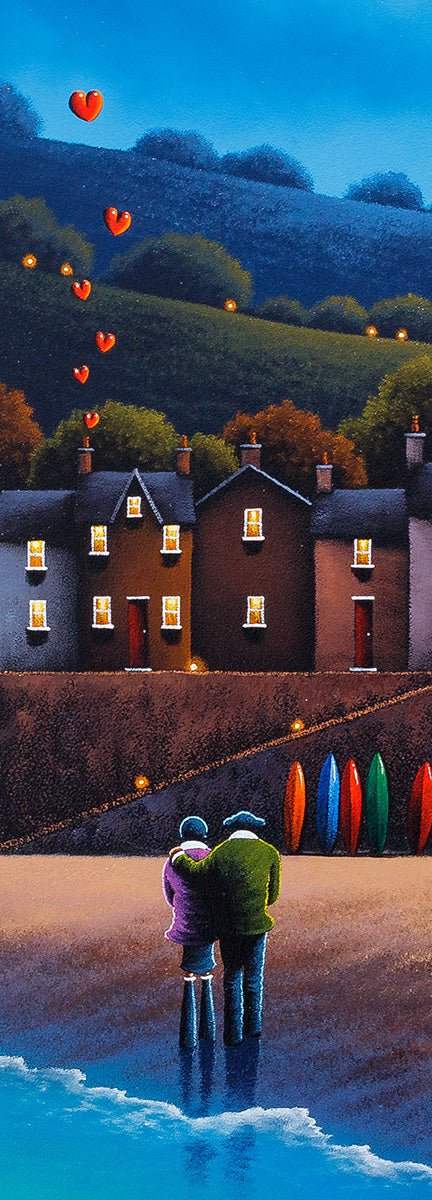 Home Is By The Sea - Original - SOLD by artist David Renshaw - Wyecliffe Galleries