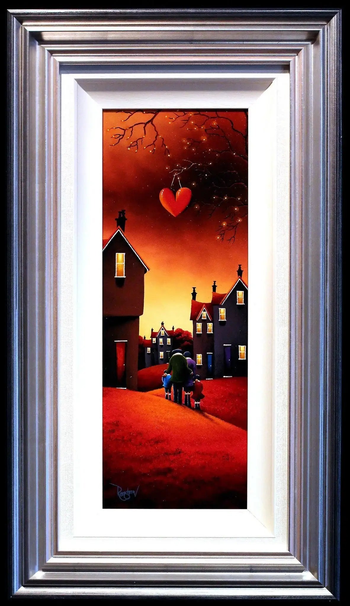 Home Is Where The Heart Is - SOLD by artist David Renshaw - Wyecliffe Galleries