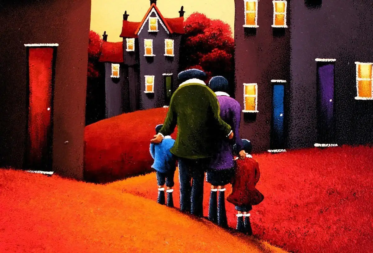 Home Is Where The Heart Is - SOLD by artist David Renshaw - Wyecliffe Galleries