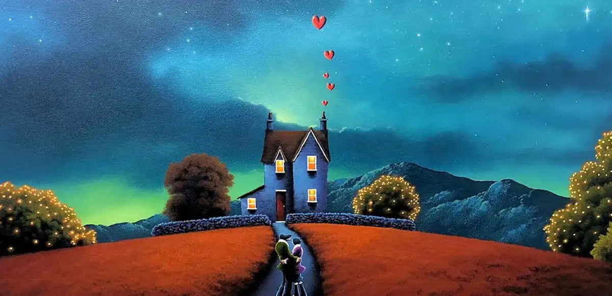 Home is Where the Love is - Original - SOLD by artist David Renshaw - Wyecliffe Galleries