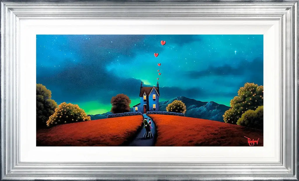 Home is Where the Love is - Original - SOLD by artist David Renshaw - Wyecliffe Galleries
