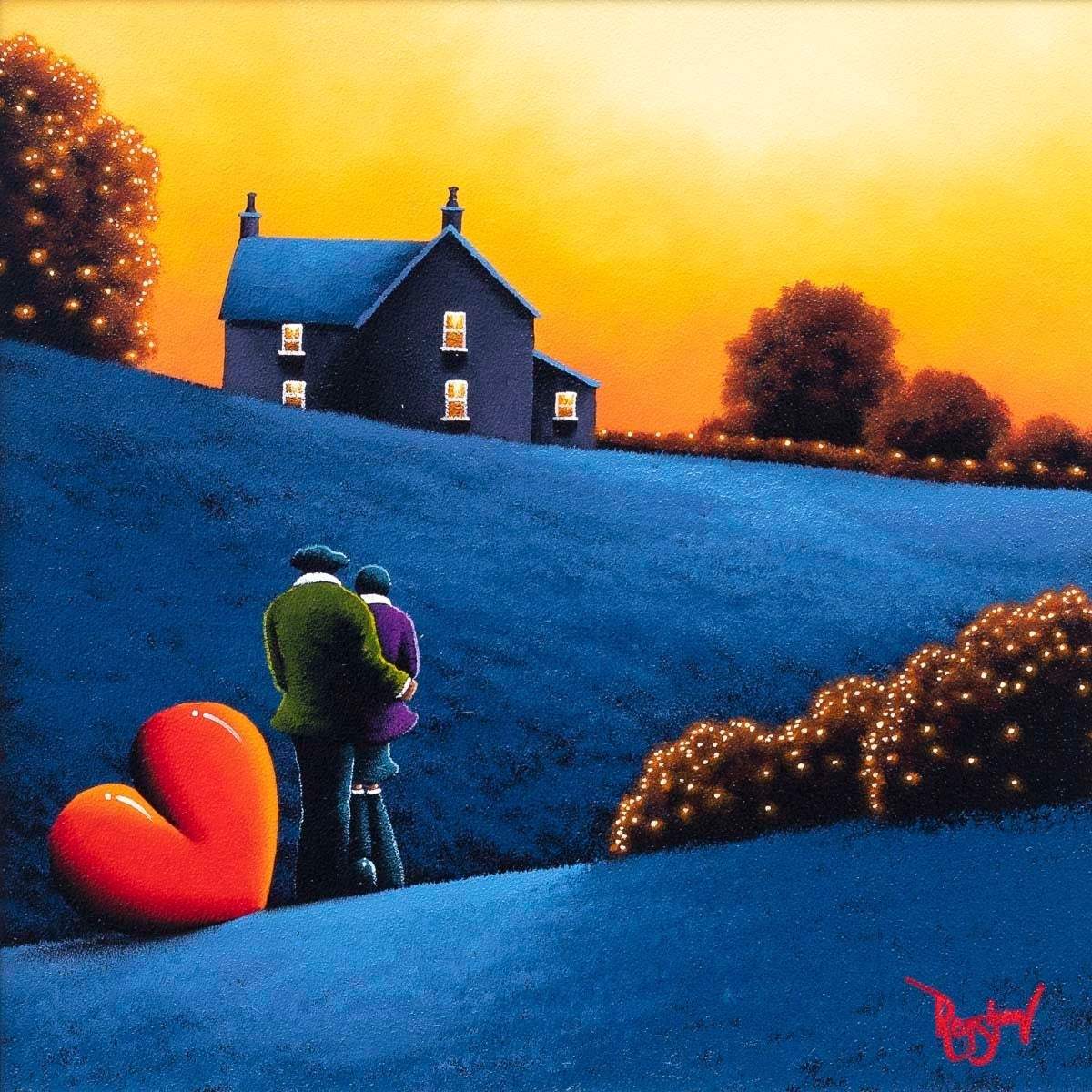 Home is Where You Are - Original - SOLD by artist David Renshaw - Wyecliffe Galleries