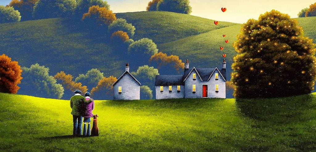 Home Made of Love - Original - SOLD by artist David Renshaw - Wyecliffe Galleries
