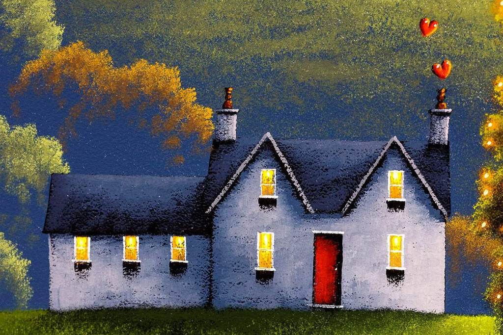 Home Made of Love - Original - SOLD by artist David Renshaw - Wyecliffe Galleries