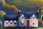 Home Made of Love - Original - SOLD by artist David Renshaw - Wyecliffe Galleries