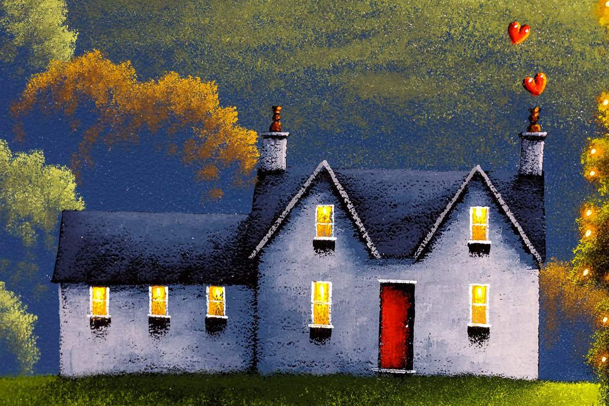 Home Made of Love - Original - SOLD by artist David Renshaw - Wyecliffe Galleries
