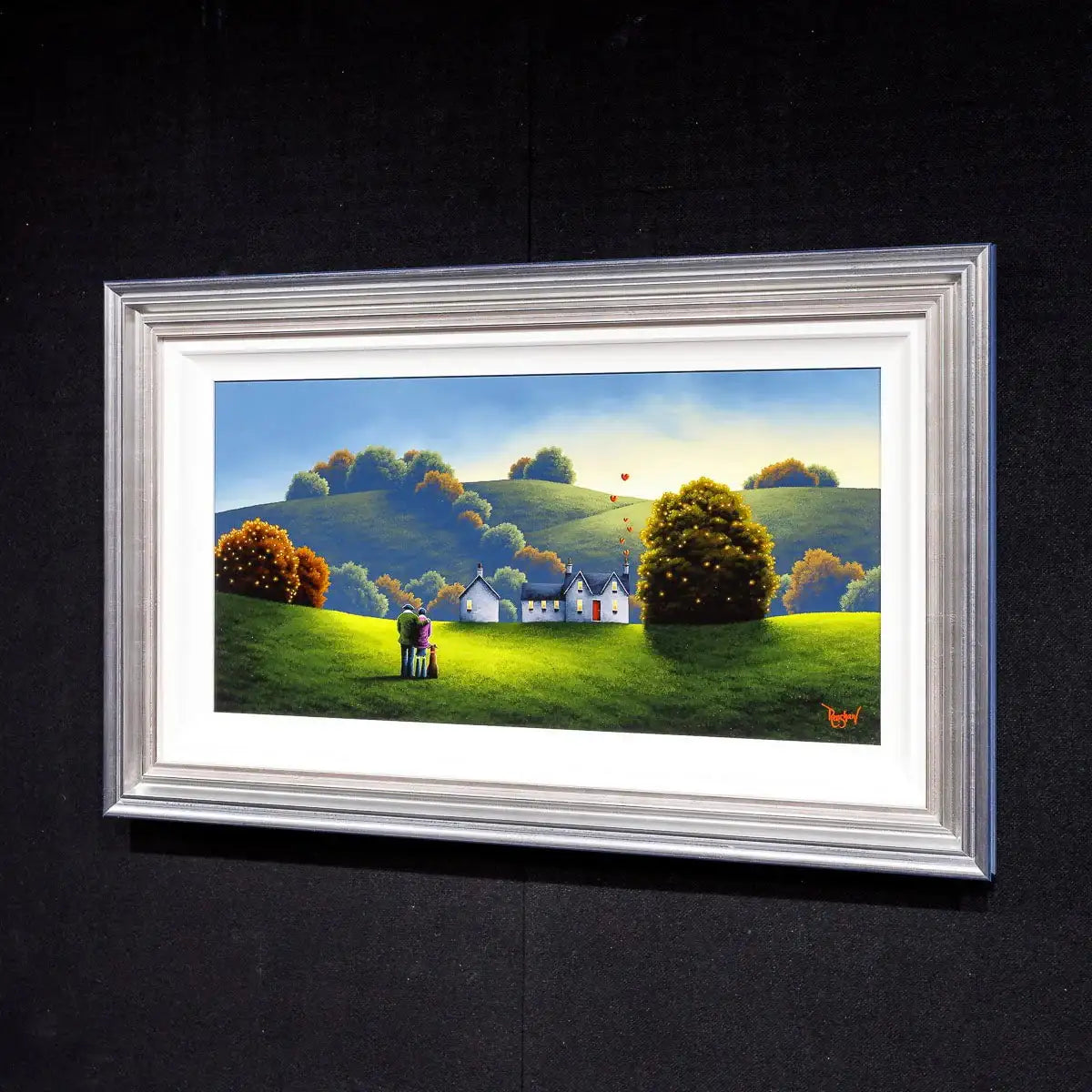 Home Made of Love - Original - SOLD by artist David Renshaw - Wyecliffe Galleries