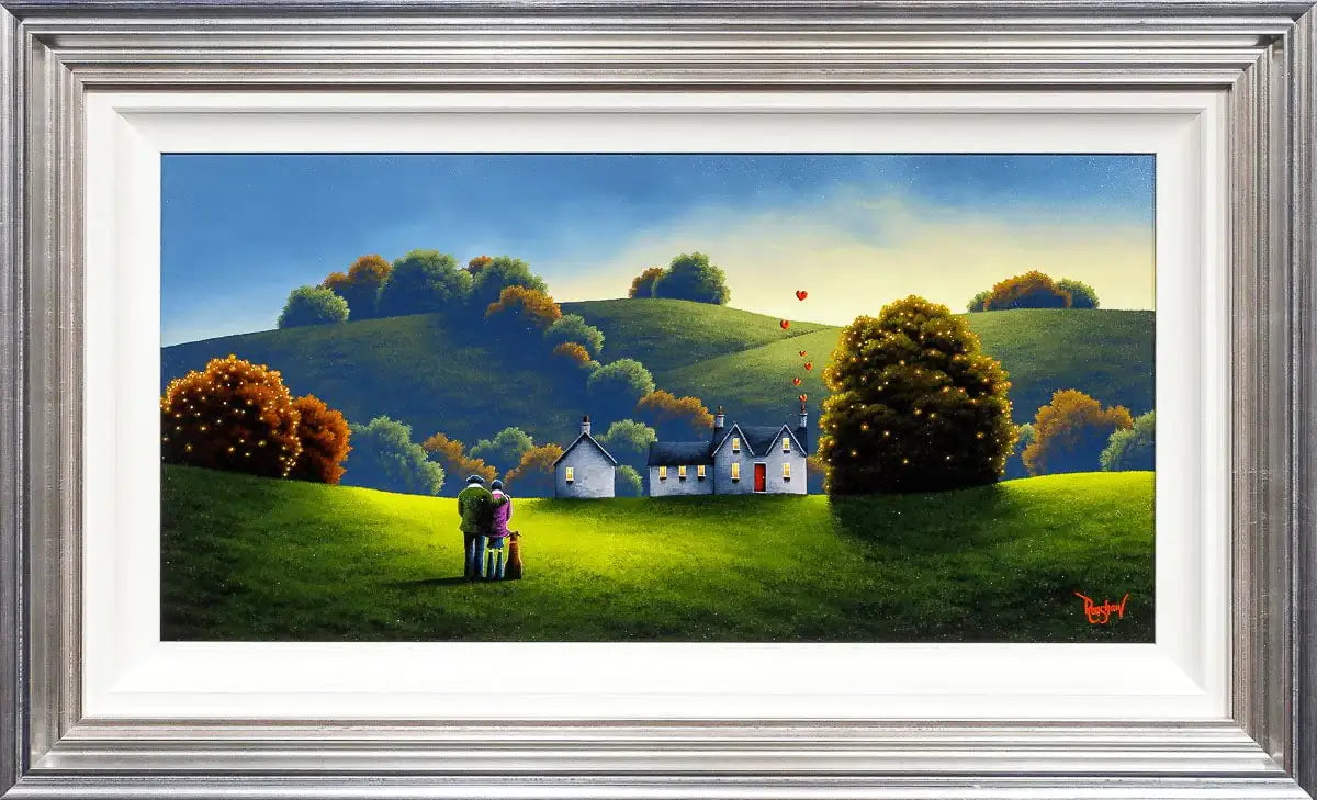 Home Made of Love - Original - SOLD by artist David Renshaw - Wyecliffe Galleries