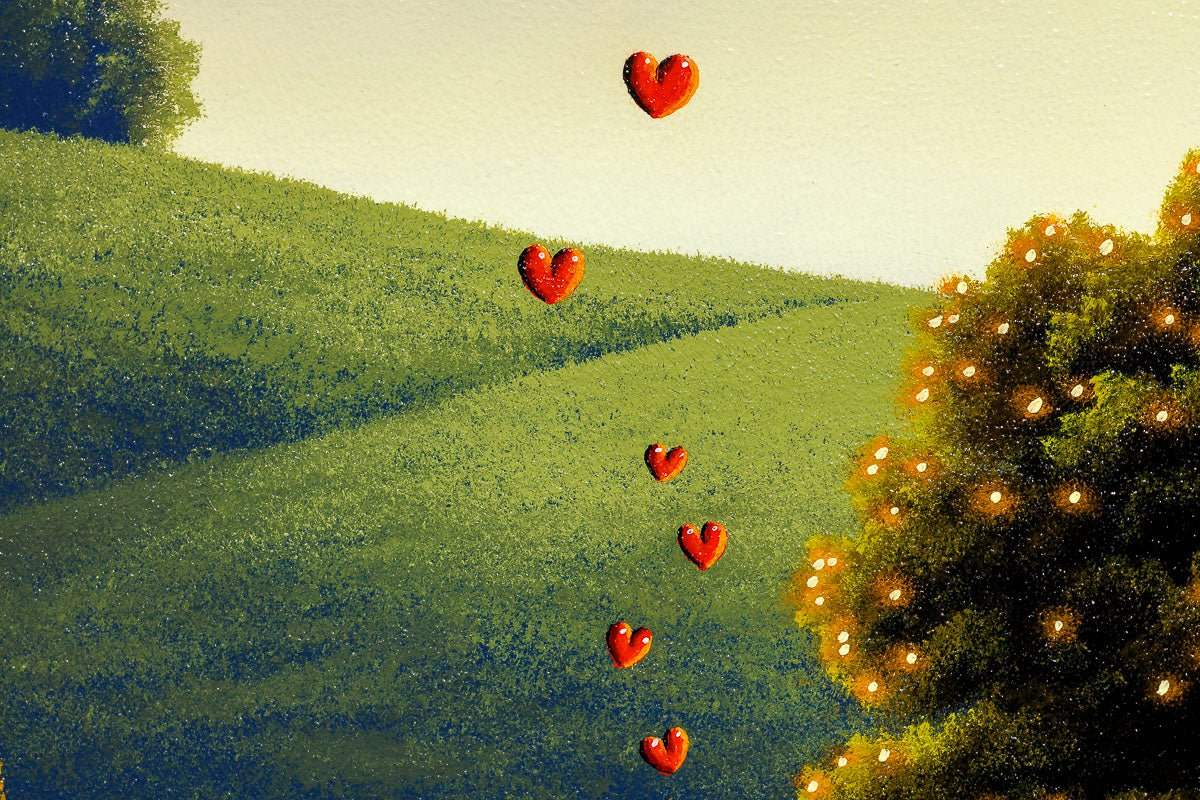 Home Made of Love - Original - SOLD by artist David Renshaw - Wyecliffe Galleries