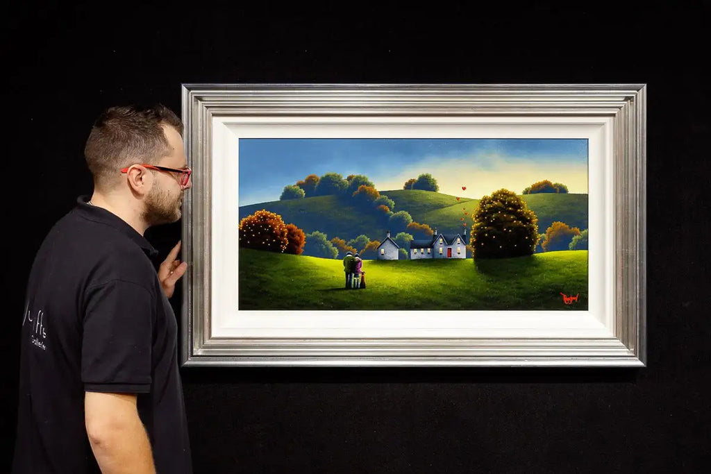 Home Made of Love - Original - SOLD by artist David Renshaw - Wyecliffe Galleries