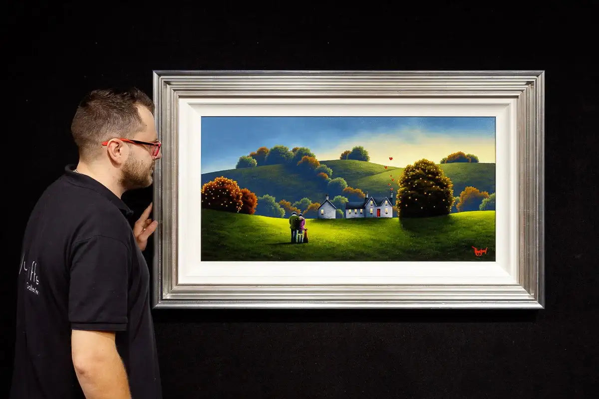 Home Made of Love - Original - SOLD by artist David Renshaw - Wyecliffe Galleries